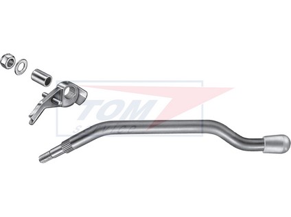 Páka ruční s vahadlem dolní -B- RINGFEDER typ 80, 81, 92